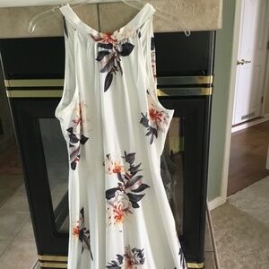 White floral Sundress